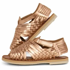 Mapache Sandales Sandalita | Or rose