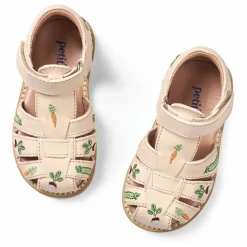 Enfant Petit Nord Sandales, Espadrilles|Sandales Scratchs Veggie - Collection Uniqua |