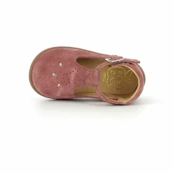 Pom d'Api Sandales Stand Up Salomé Velours | Rose Hot