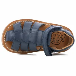 Pom d'Api Sandales Waff Papy | Bleu Outlet