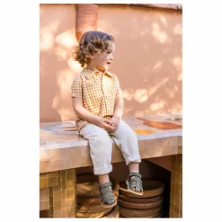 Outlet Pom d'Api Sandales Waff Papy | Vert kaki