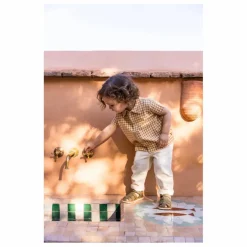 Outlet Pom d'Api Sandales Waff Papy | Vert kaki