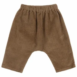 Clearance Babe & Tess Sarouel Babe Velours Côtelé | Marron