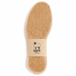 Clearance ILDA'S sheep Semelles Peau Lainée Mérinos et Liège | Beige