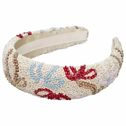 Best Becksöndergaard Serre-tête Bow Perlé | Ecru