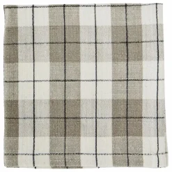Madam Stoltz Serviette à carreaux en coton |