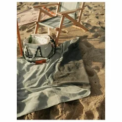 Business & Pleasure Co. Serviette de plage | Bleu Vert Hot