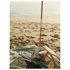 Business & Pleasure Co. Serviette de plage | Bleu Vert Hot