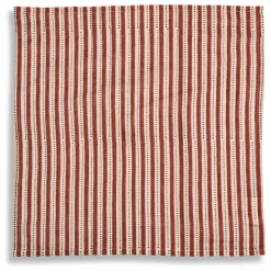 Outlet Le Monde Sauvage Serviette de table en coton Impro terra Rose pâle