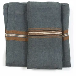 Discount Libeco Serviette de table Kea | Gris anthracite