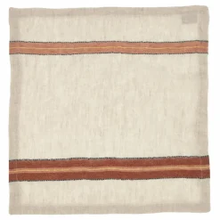 Libeco Serviette de table Stripe | Brique