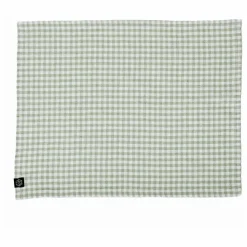 Outlet Haomy Serviette de table vichy Piana II | Vert amande