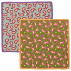 Anna + Nina Serviettes de table Paisley - Set de 2 Multicolore Online