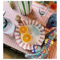 Anna + Nina Serviettes de table Paisley - Set de 2 Multicolore Online