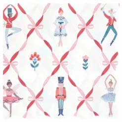 Best Meri Meri Serviettes en papier Casse Noisette - Lot de 16 Blanc