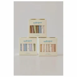 Soft Spot Serviettes Picnic en coton bio - Set de 7 | Jaune