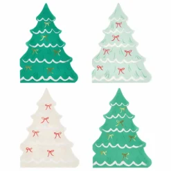 Meri Meri Serviettes Sapin de Noël - Lot de 16 Vert Clearance
