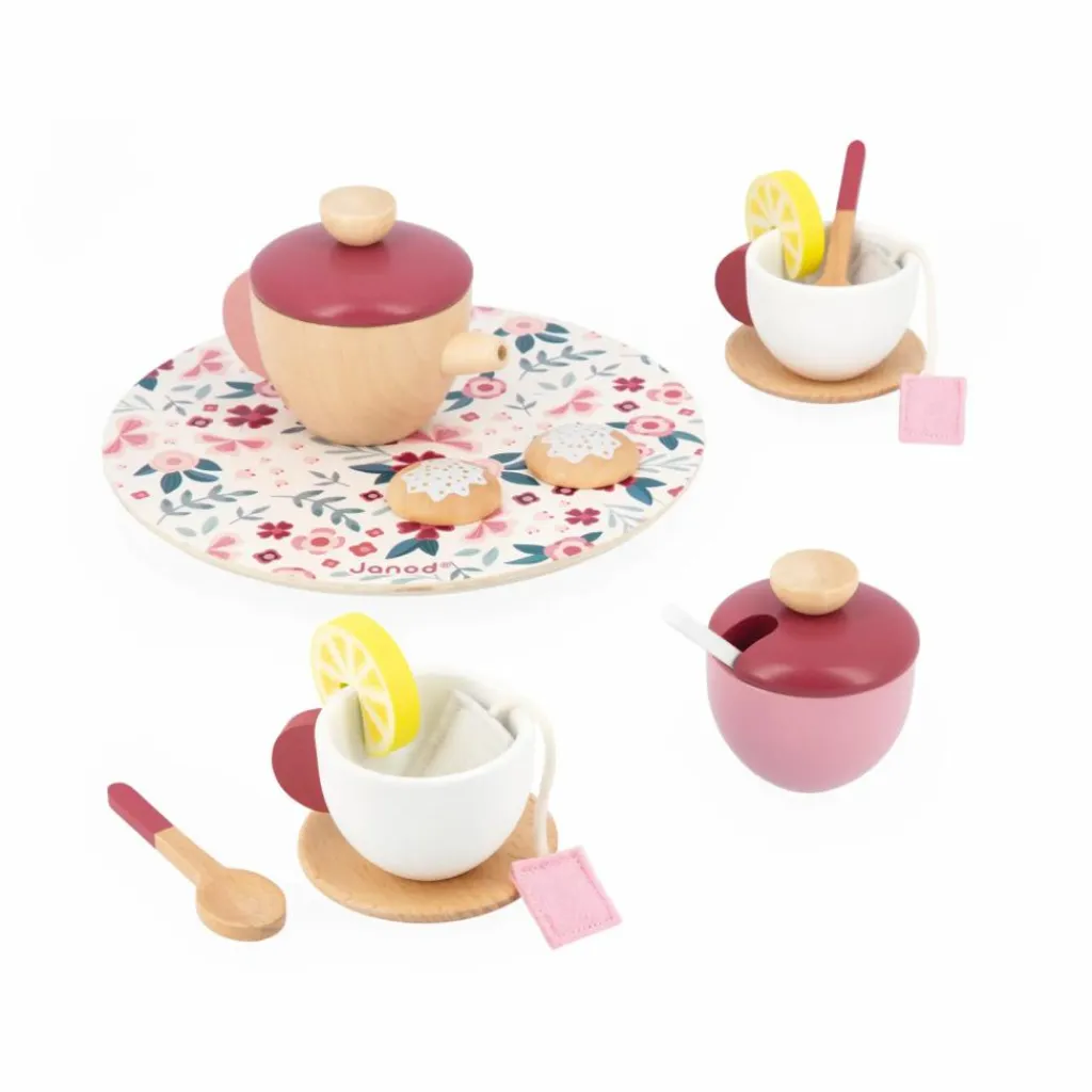 Janod Set à thé Twist Multicolore