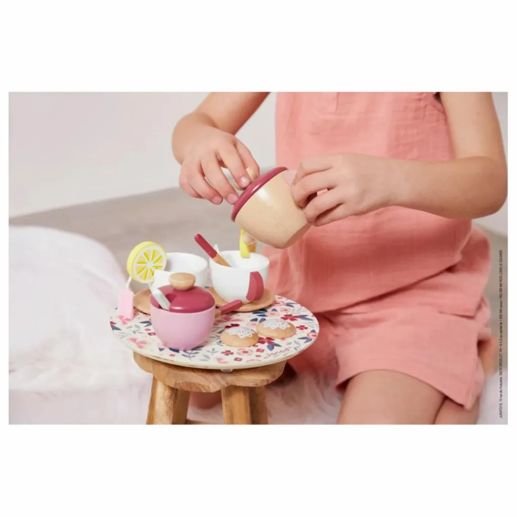 Janod Set à thé Twist Multicolore