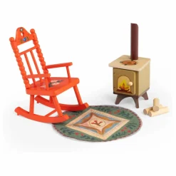 Moulin Roty Maisons De Poupées|Set au coin du feu Les Minouchkas