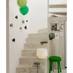 Muuto Set de 5 patères Dots Noir Hot