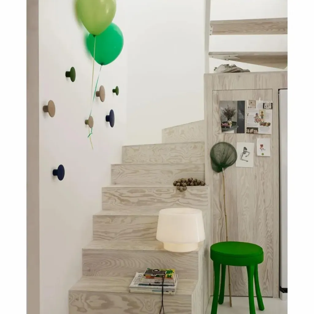 Muuto Set de 5 patères The dots Naturel Best