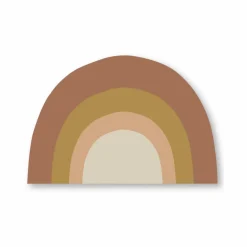 Enfant Studio Loco Vaisselle Enfant|Set de table Arc-en-ciel en silicone