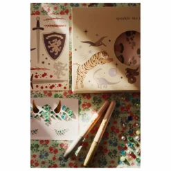 Enfant Konges Sløjd Soins Du Corps|Soins Du Corps|Set de tatouages temporaires et bijoux pour le visage |