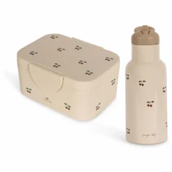 Enfant Konges Sløjd Set lunch-box et gourde Cherry |