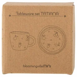 Bloomingville Mini Set vaisselle en céramique Tatiana | Blanc cassé Discount