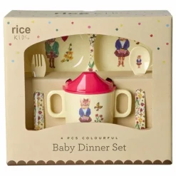 Rice Set vaisselle en mélamine - x Nathalie Lété | Rose