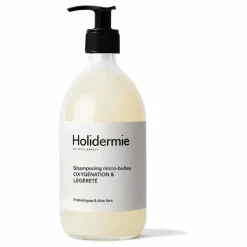 Homme/Femme Holidermie Shampoing micro-bulles - 480 ml