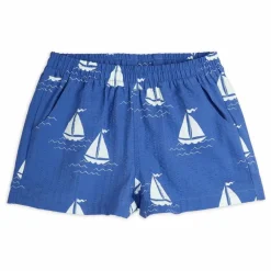 Best Mini Rodini Short Bateaux Coton Bio | Bleu