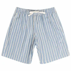 Discount Rhythm Short Beach Rayures | Bleu