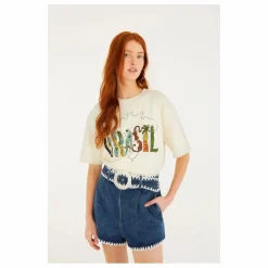 Femme Farm Rio Jupes, Shorts|Short Crochet Denim |