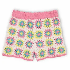 the new society Short Crochet Fleurs Nikaia | Ecru Outlet
