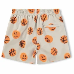 Clearance Molo Short de Bain Niko Basketballs Fibres Recyclées | Beige