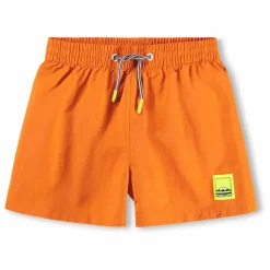 Clearance Molo Short de Bain Niko Solid Fibres Recylclées | Orange