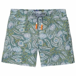 Lison Paris Short de Bain Poppy | Vert kaki