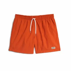 Bather Short de Bain Solid Fibres Recyclées | Orange New