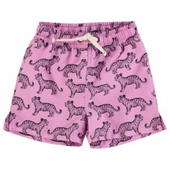 Online Piupiuchick Short De Bain Tiger Fibres Recyclées | Lilas tLilas