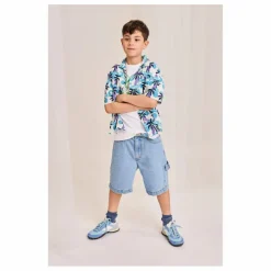 AO76 Short en Jean Fred | Bleu Best