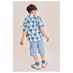 AO76 Short en Jean Fred | Bleu Best