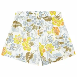 Outlet the new society Short Gianni Fleurs | Ecru