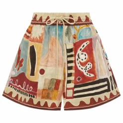 Discount Alémais Short Michelle Lin | Ecru