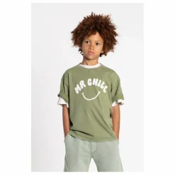 New Smallable Kid Short Milo Coton Bio | Vert kaki clair