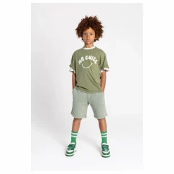 New Smallable Kid Short Milo Coton Bio | Vert kaki clair