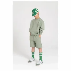 New Smallable Kid Short Milo Coton Bio | Vert kaki clair