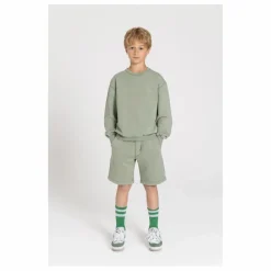 New Smallable Kid Short Milo Coton Bio | Vert kaki clair