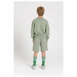 New Smallable Kid Short Milo Coton Bio | Vert kaki clair